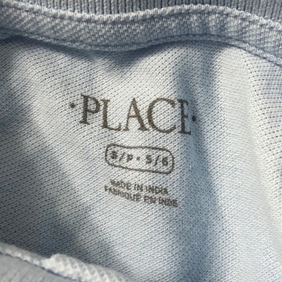 Children’s Place boys blue polos, NWT, small 5/6 - Picture 3 of 4